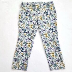 BNWT ROZ & ALI CROPPED PRINT PANTS